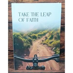Take the Leap of Faith - Inspirational Hardcover Journal
